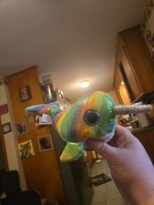 2018 Ty Beanie baby Nori Narwhal Rainbow shimmer sparkle no Tags