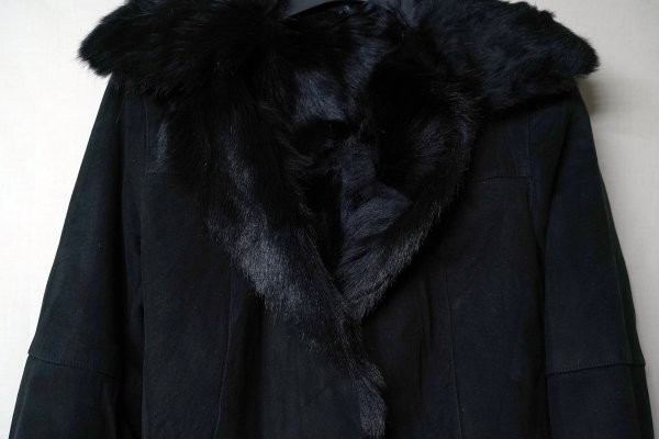 PECA Shearling Leather Jacket Double Face Patchwo… - image 3