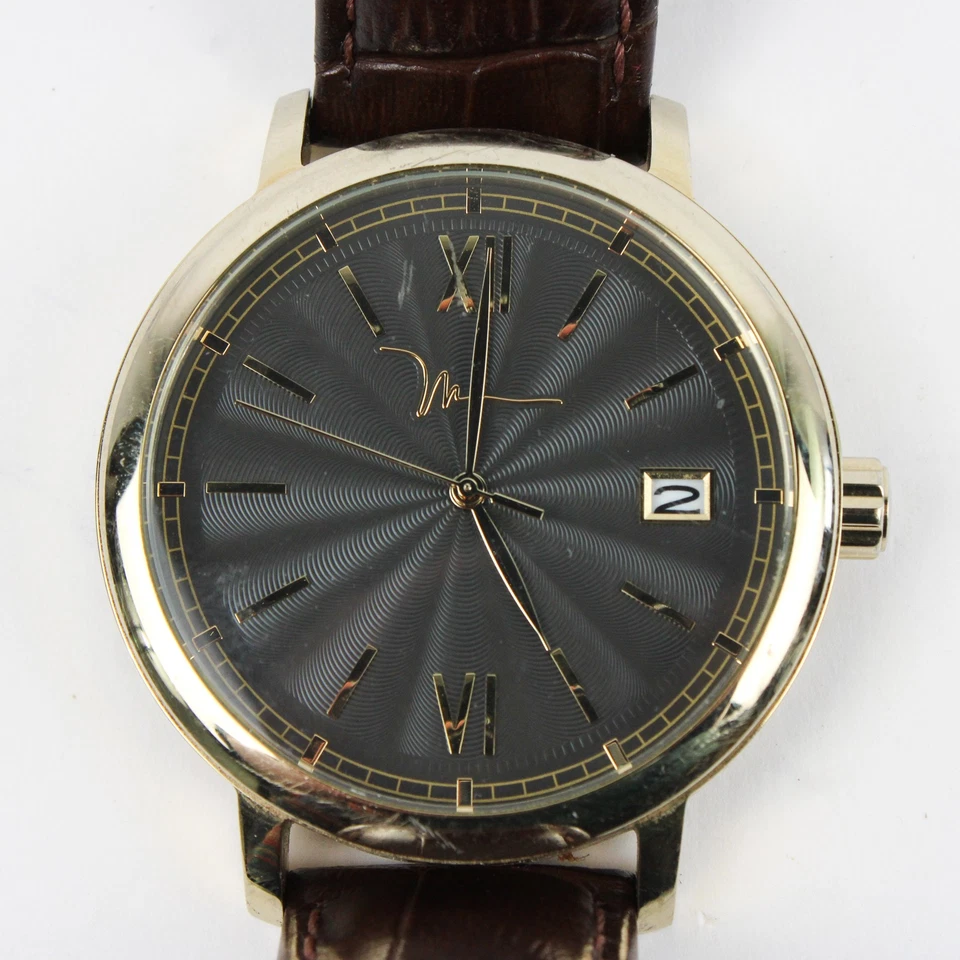 Marc Anthony Stainless Steel and Leather Men's Watch FMDMA503 - Image 3 of 4