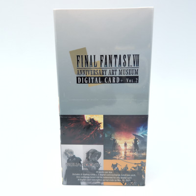 Final Fantasy TCG VII Anniversary Art Museum Digital Card+ Vol.2 20 Packs OVP