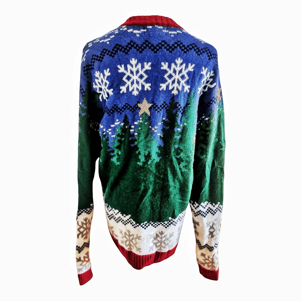 Blizzard Bay Christmas Reindeer Sweater Size Large