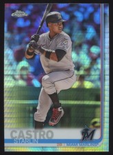 2019 TOPPS CHROME #171 STARLIN CASTRO PRISM REFRACTOR MIAMI MARLINS