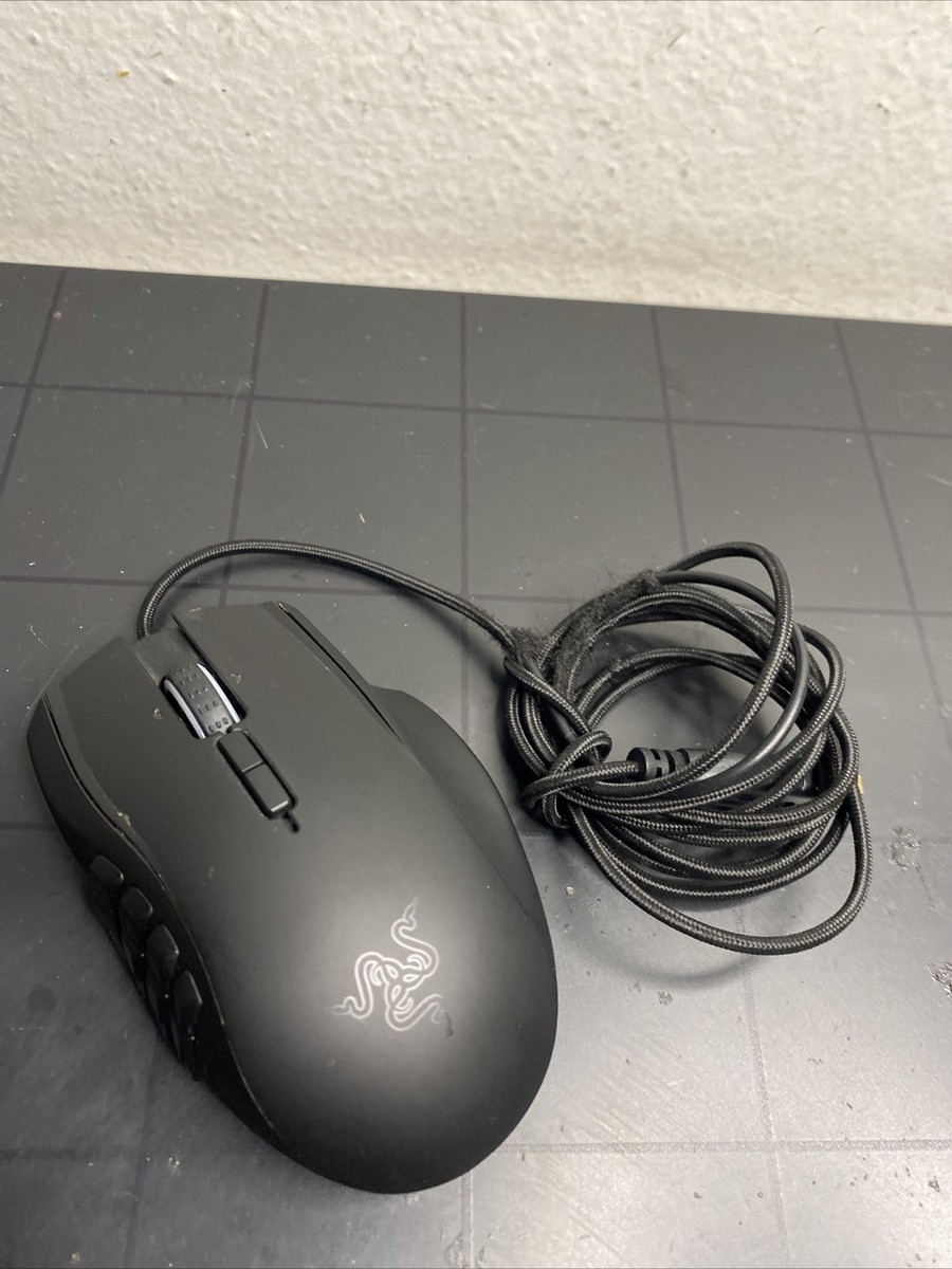 Razer Naga 2014 MMO Gaming Mouse 12 Button Thumb Grid Wired RZ01