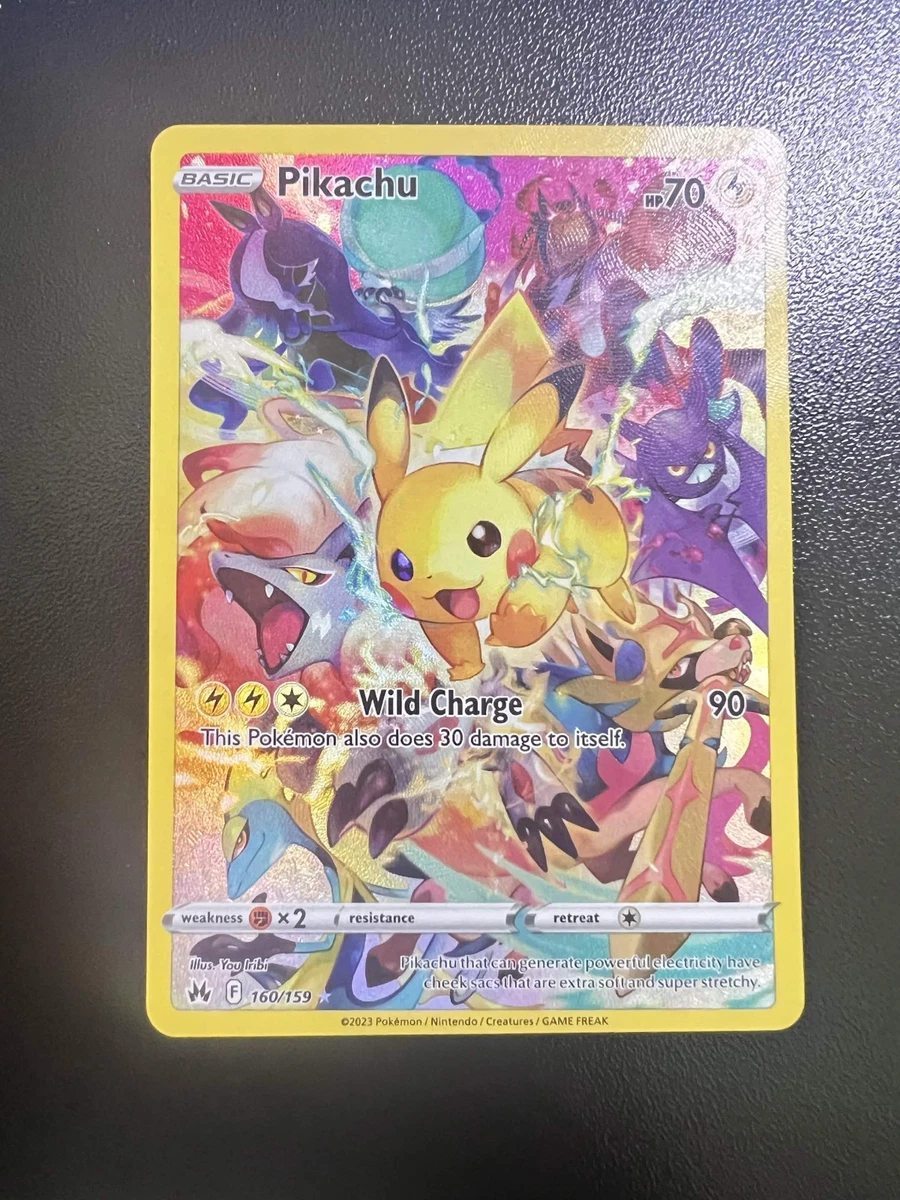 Pikachu 160/159 基本カード　英語版 Pikachu 160/159 Crown Zenith for sale | eBay