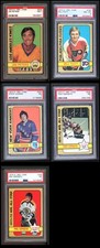1972-73 O-Pee-Chee Hockey Near Complete Set 7 - NM 6282061 (217 / 341 cards)