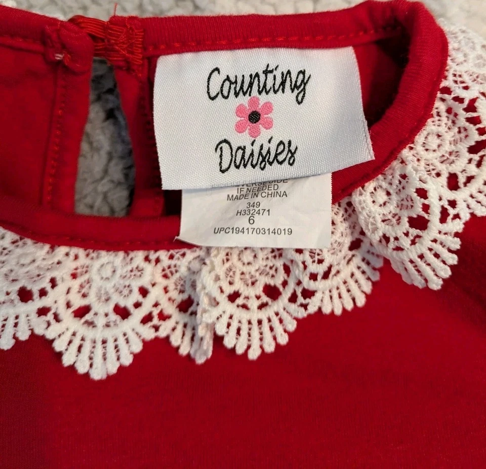 Vestido de Navidad Cascanueces de Diseñador Counting Daisies Holiday Girls Talla 6 Usado en Excelente Condición Foto 2 de 4