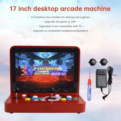 17-inch 23000 Games in 1 Box Arcade Game Console Fit PC 2-4 Players Online Game