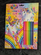Livre de poche Lisa Frank Rainbow Unicorns coloriage et activités 2015 Bendon LIRE