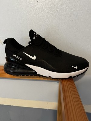 Men s Size 11.5 Nike Air Max 270 G Golf Shoes Black White CK6483-001 New
