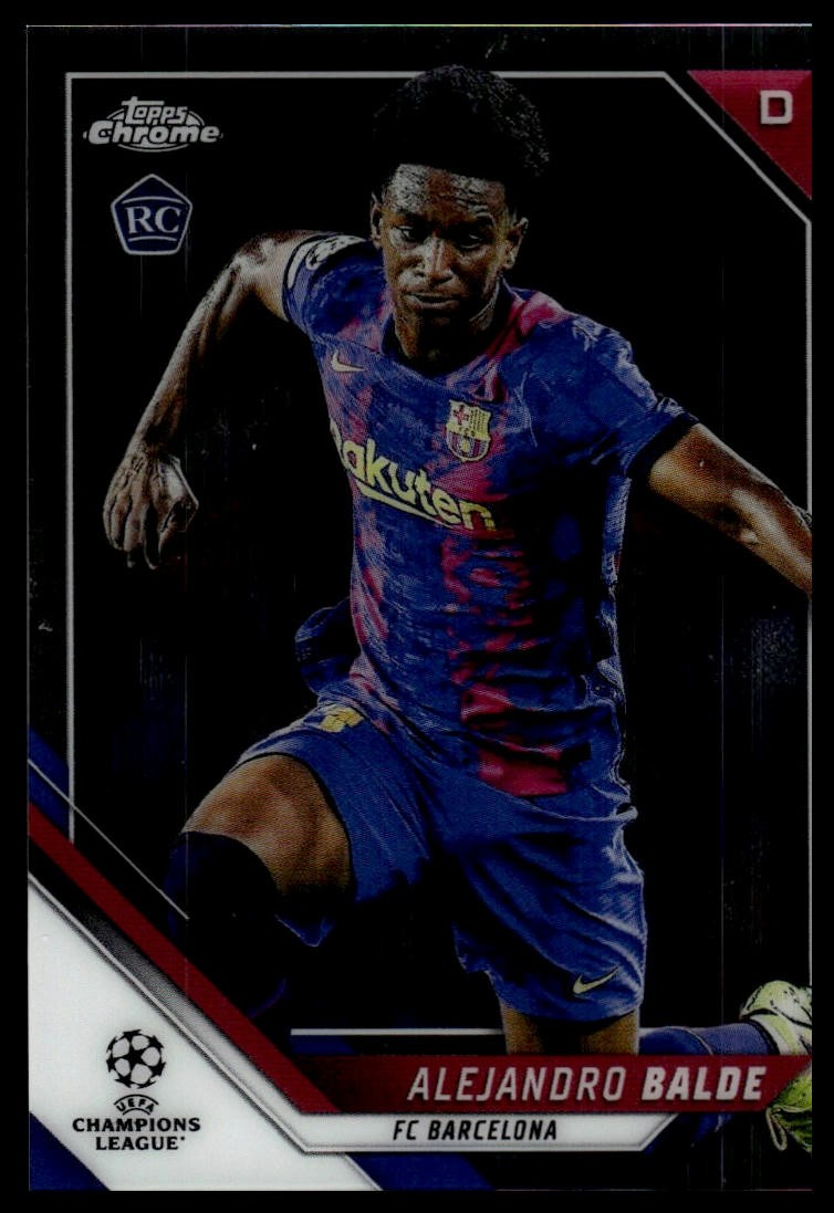 2021-22 Topps Chrome UEFA Champions League Alejandro Balde #38