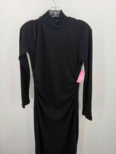 Vestito maxi maglione manica lunga usato Zara nero taglia grande