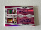 Larry Bird/Kevin McHale Auto 2018 Leaf  In The Game  GU Jersey card 2/4.