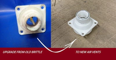   Cessna 177 style EYEBALL AIR VENT UPGRADE PN: SVK168001-0102