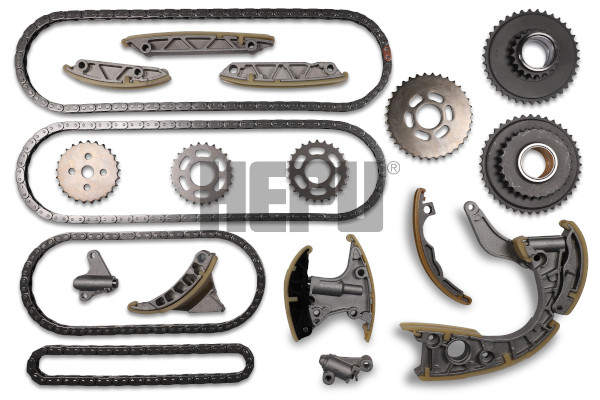 Hepu Steuerkettensatz Simplex Kette Geschlossen FüR Audi A4 2.7 TDI 21-0302-image