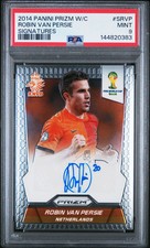 2014 Panini Prizm World Cup Signatures Robin Van Persie #SRVP PSA 9 Auto