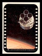1977 Topps Star Wars Sticker #25 Escape pod is jettisoned NM/MT *e1