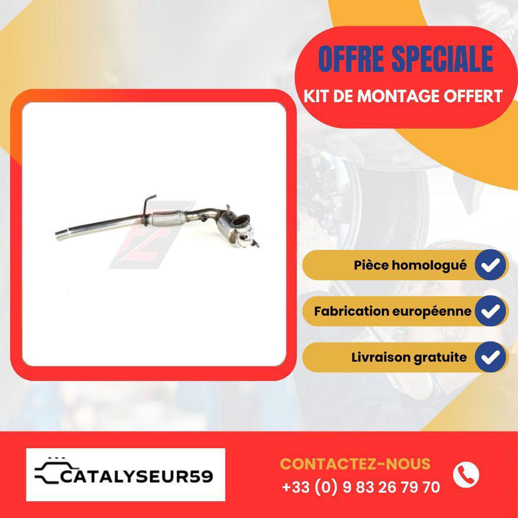 Catalyseur haute durabilité pour Seat Ibiza 1.0 TSi 95cv en acier inox