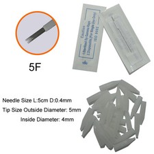 50 pcs 5F SPMU Permanent Makeup machine pen Needle 50 pcs 5F disposable tip