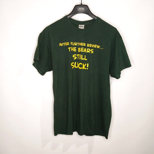 GILDAN Mens Novelty T-Shirt - After Further Review, The Bears Still