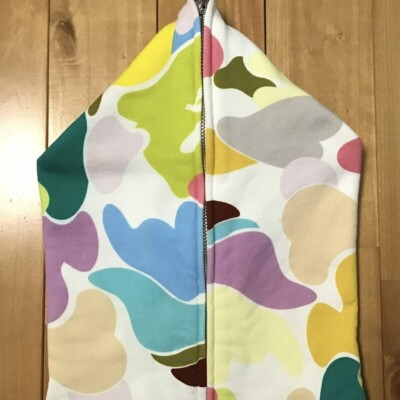 BAPE Giant multi camo full zip hoodie a bathing ape NIGO Size S | eBay