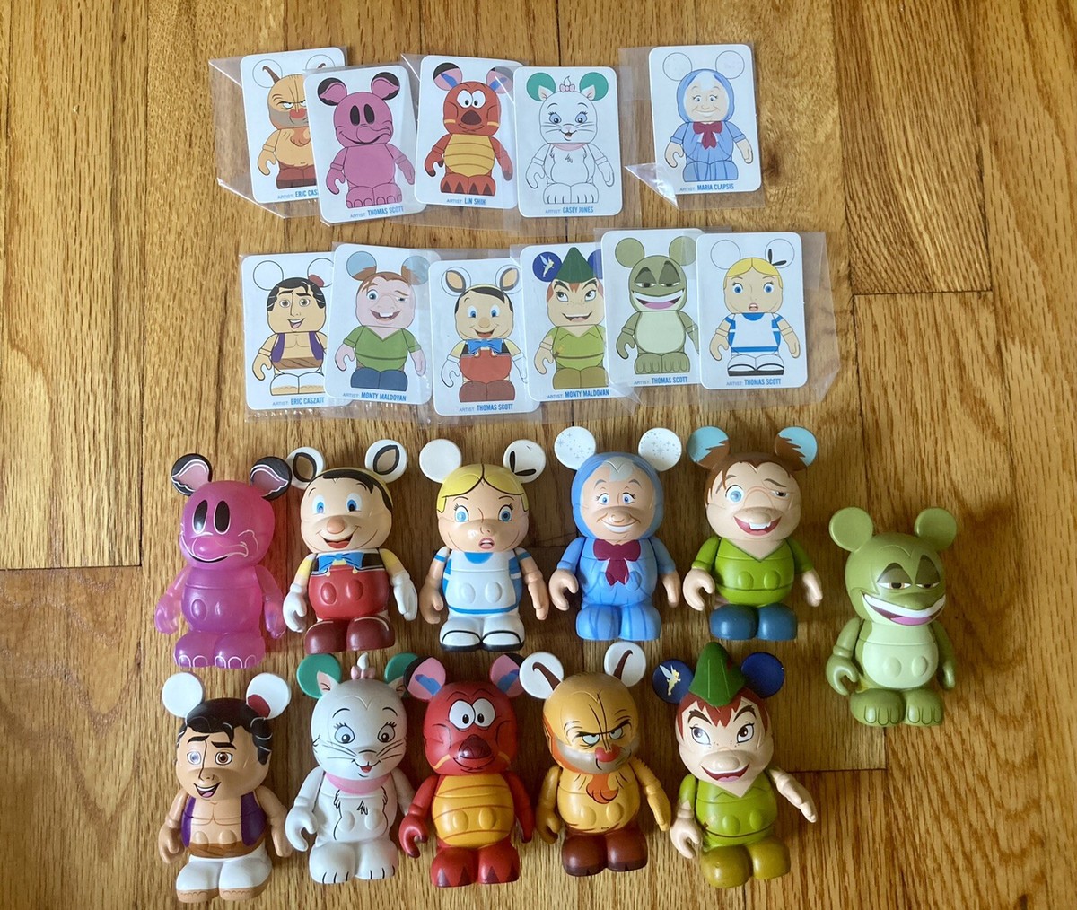 Disney Vinylmation Animation Series # 1 Set of 11 With Chaser