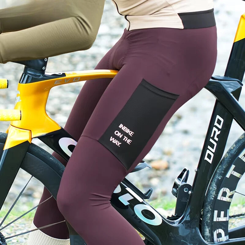 Baberos de ciclismo de invierno para hombres térmicos de lana para bicicleta pantalones babero medias largas acolchadas bicicleta Foto 2 de 4