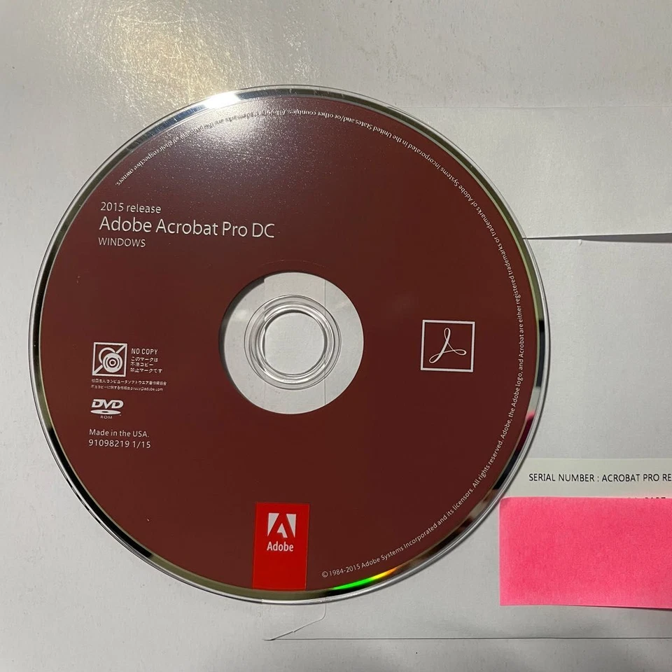 Adobe Acrobat Pro DC. 2015 Release Windows Permanent Version 3 Set mit Hülle - Bild 2 von 2
