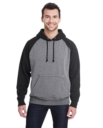 J America Adult Vintage Heather 80% Cotton 20% Polyester Pullover Hoody JA8885 - Picture 6 of 10
