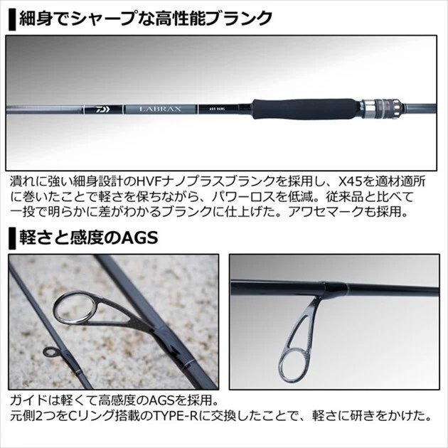 Daiwa 21 LABRAX AGS 96ML Seabass Spinning rod 2 pieces From Stylish anglers - Image 4 of 4