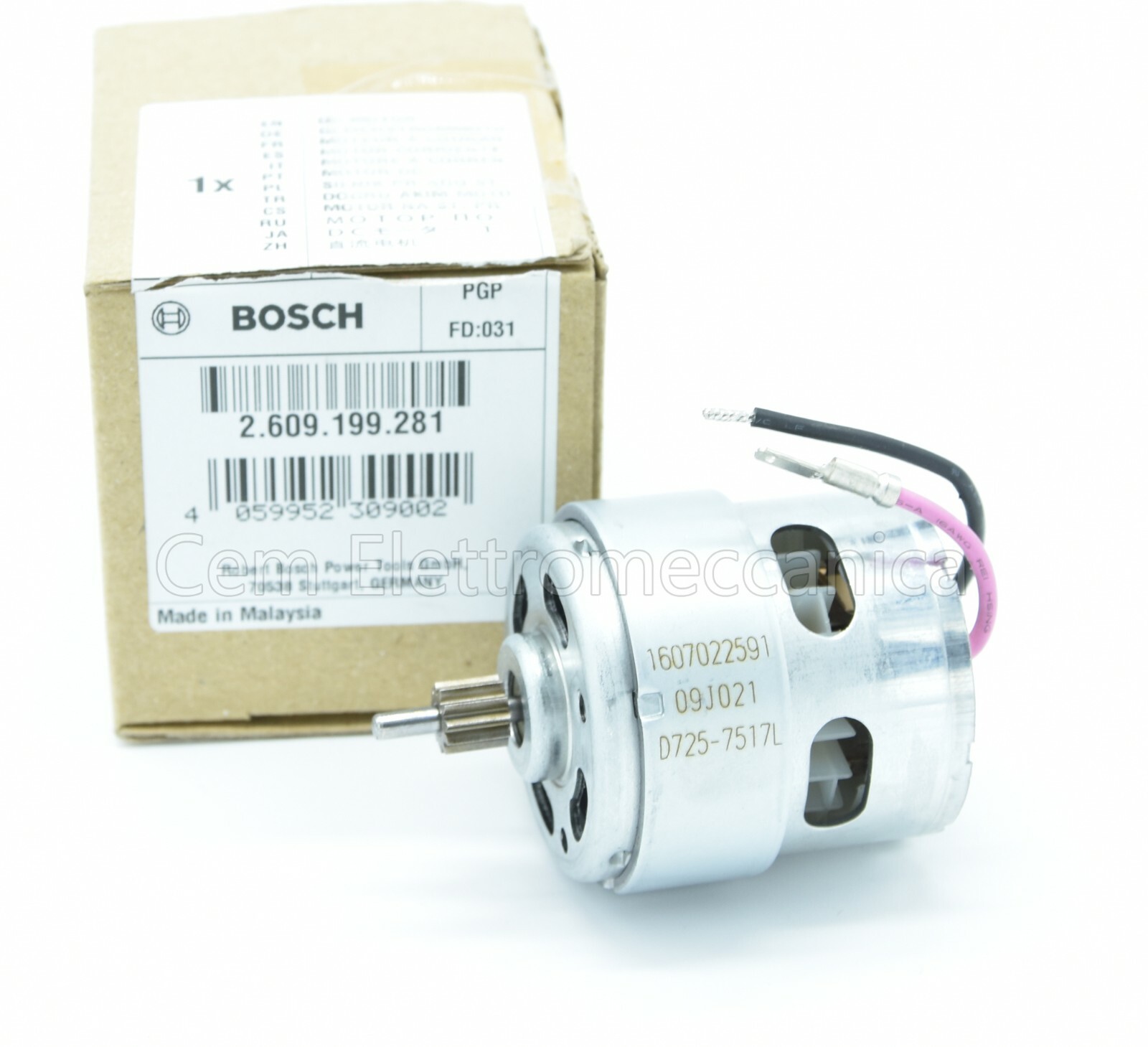 Motore 10,8V Ricambio Bosch GDR 10,8-LI GDR 12-LI PS41 1607022591