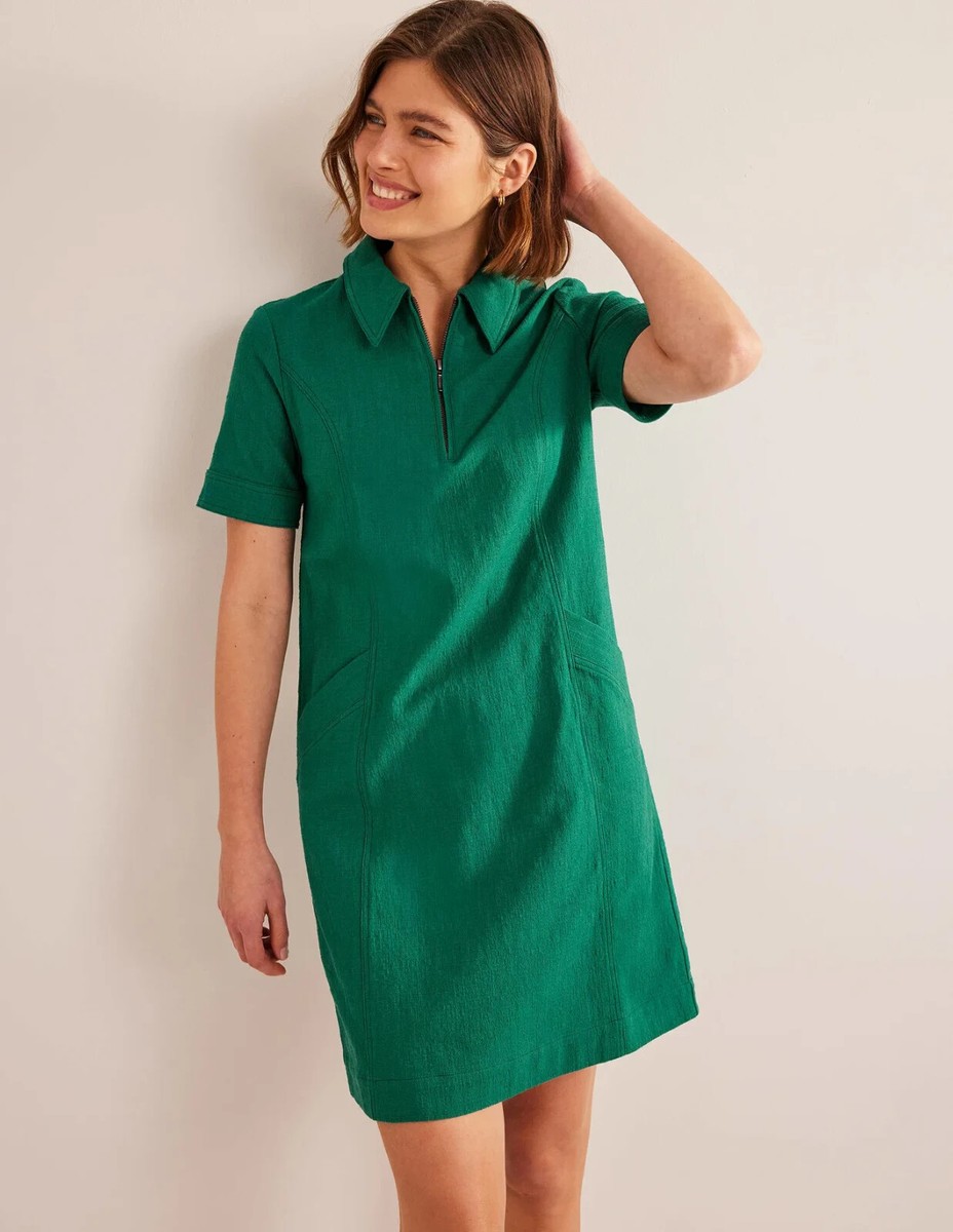 boden jersey mini shift dress BODEN Cotton Mini Shift Dress