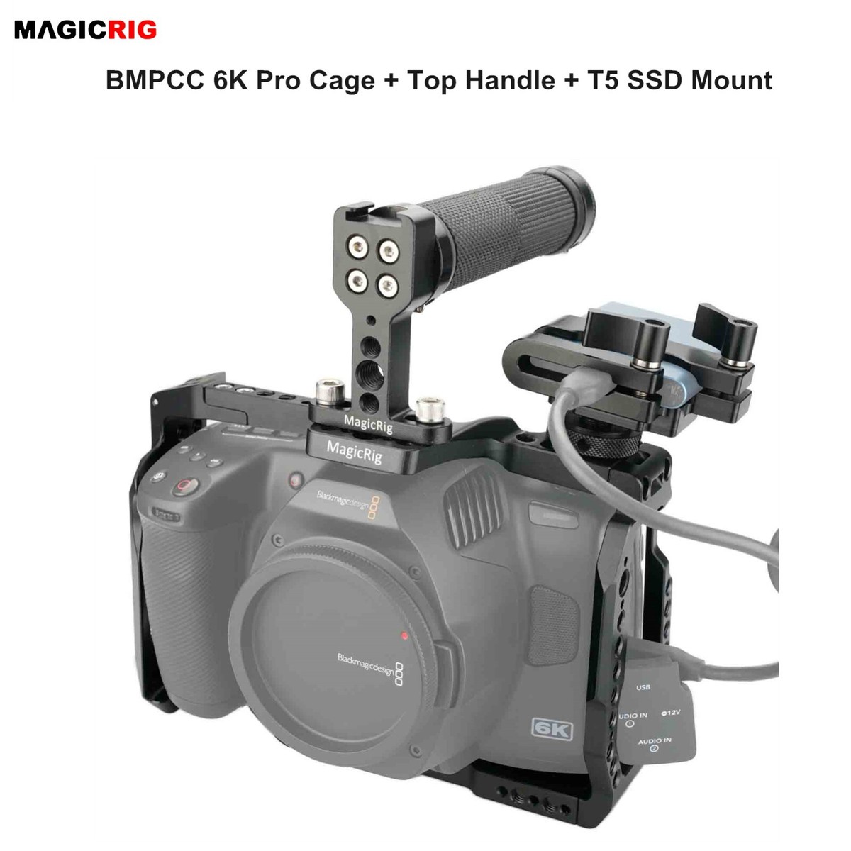 MagicRig Camera Cage Kit For Blackmagic Design Pocket Cinema 6K