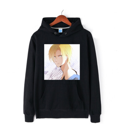 Banana Fish Ash Lynx Hoodies Coat Sweater 100% Cotton UK