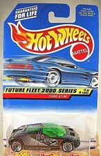2000 Hot Wheels 1 Future Fleet 2000 Series 14 Ford Gt-90 Black Wlace Sp Malay