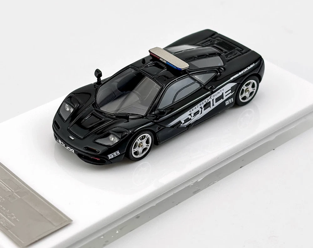 MY64 1:64 NFS Black MF1 RCPD Police Racing Sports Model Diecast Resin Car