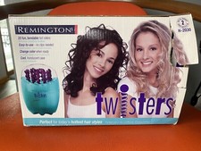 Remington Twisters Bendable Hair Hot Rollers Spiral Curler Set Pageants H-2030