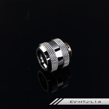 G1/4" to 14mm OD Quad Seal Fitting PETG Acrylic Hard TUBE Water Cooling Nickel