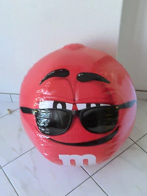 M&M'S & SMARTIES M&M M&M's Wasserball Ball rund Beachball Strandball Strand RED rot NEU OVP