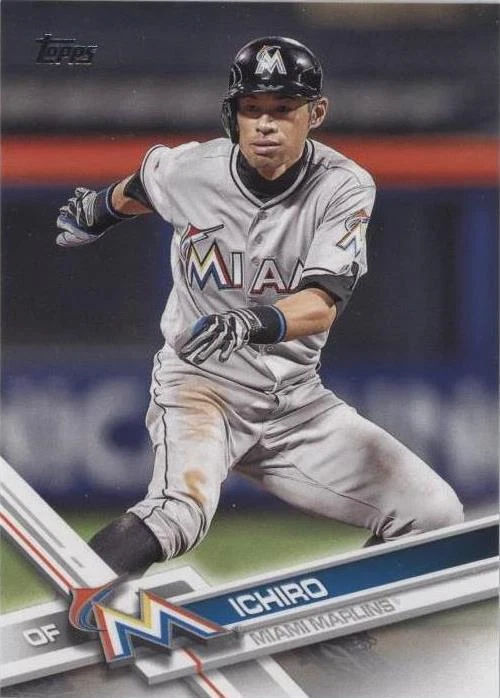 Ichiro Suzuki Miami Marlins Baseball Sports Trading Cards