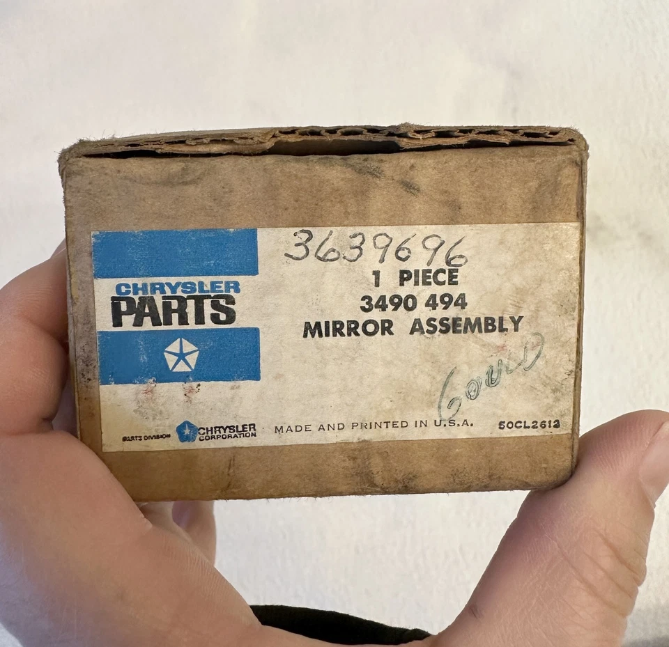 NOS MoPar 1971-76 Dodge B Series Rearview Mirror Street Van B100 B200 B300 - Image 2 of 4