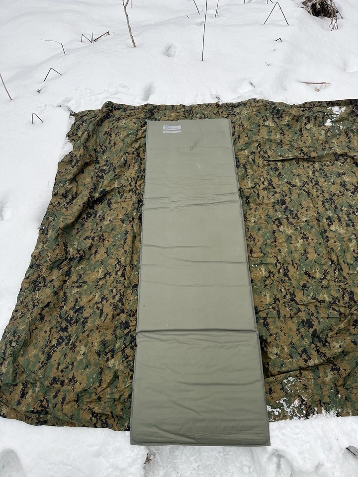USGI Self-Inflating Sleeping Pad- Durable Military Sleep Mat for Camping: USED - Image 3 of 4