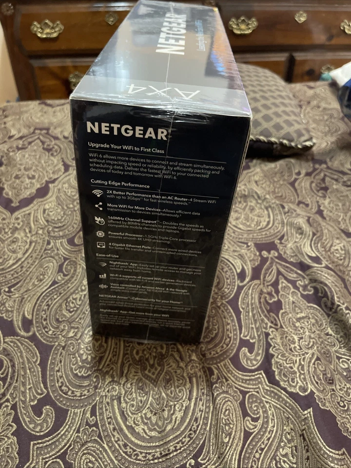 NETGEAR RAX35 Nighthawk AX4 4-Stream WiFi 6 Router - Image 2 of 4