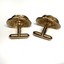 Boutons De Manchette Vintage Swank - Style Mid Century Planetary En Or - État Très Bon