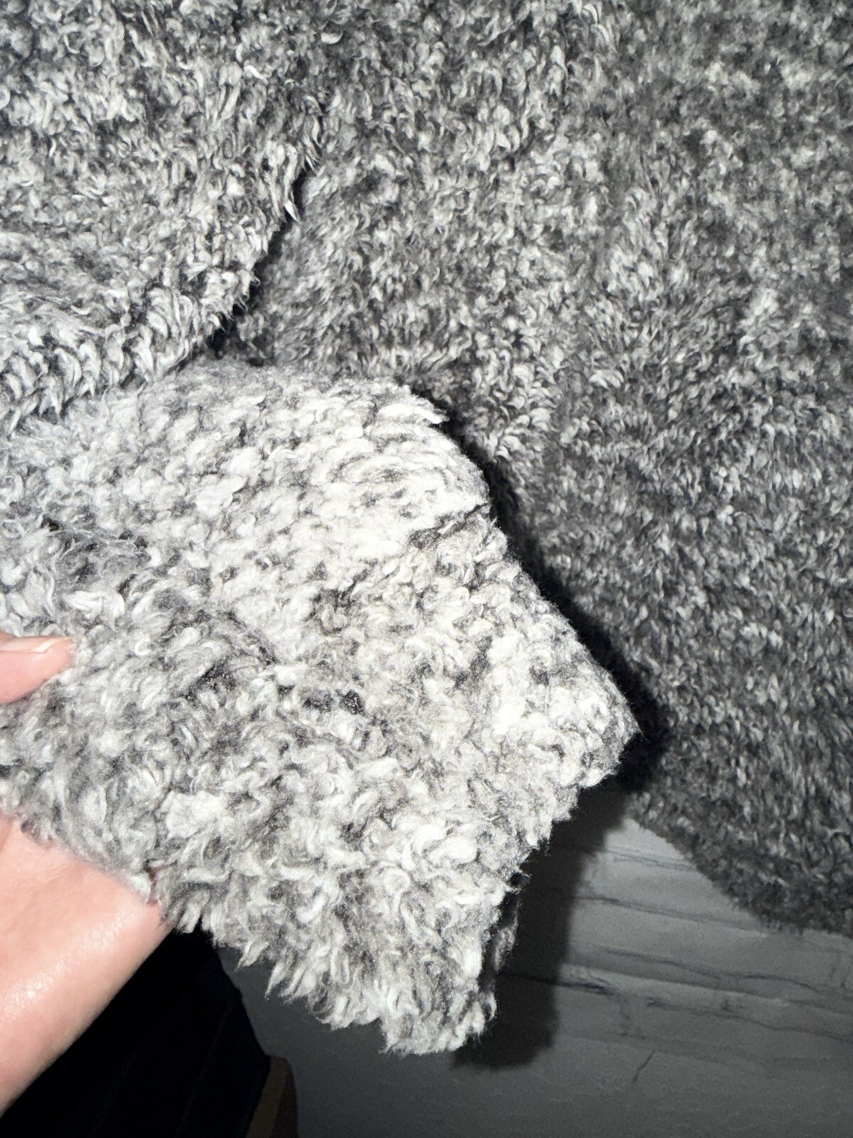 Weatherproof Variegated Gray Pullover Lined Sweat… - image 5