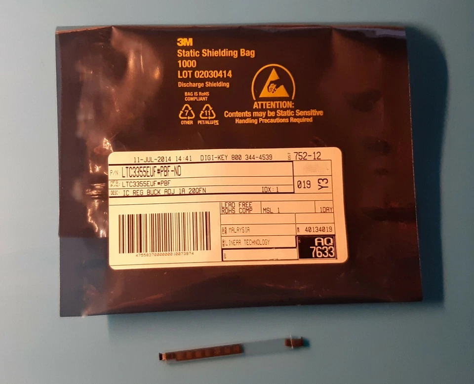 IC DC/DC-Schaltregler LTC3355EUF, Buck abwärts, 20V 1A, SCAP Charger - Bild 4 von 4