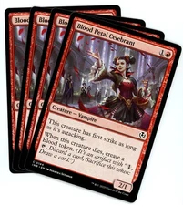 x4 Blood Petal Celebrant - Innistrad Remastered - MTG - NM/M
