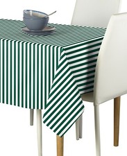Small Stripes Green Signature Tablecloths - Assorted Sizes