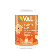 VAL Happy Kids Chewable Magnesium for Kids Relaxation and Calm