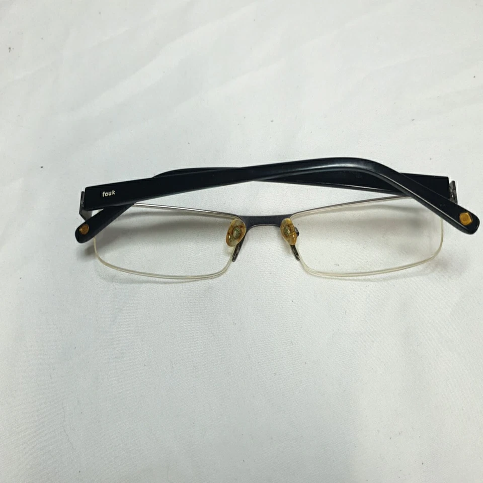 Fcuk 62 Monturas de Gafas Anteojos Medio Marco de Metal  Foto 4 de 4