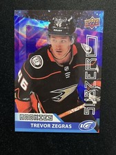 21-22 UD ICE Hockey Subzero Rookie Variant SP V-56 Trevor Zegras